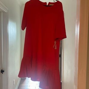 Emma and Michelle size 14 red dress